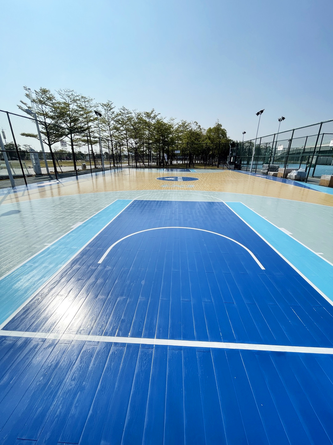 福建晉江第二體育中心戶外籃球場